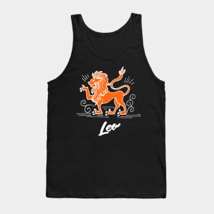 Astrology Zodiac Leo Sign T-shirt Tank Top